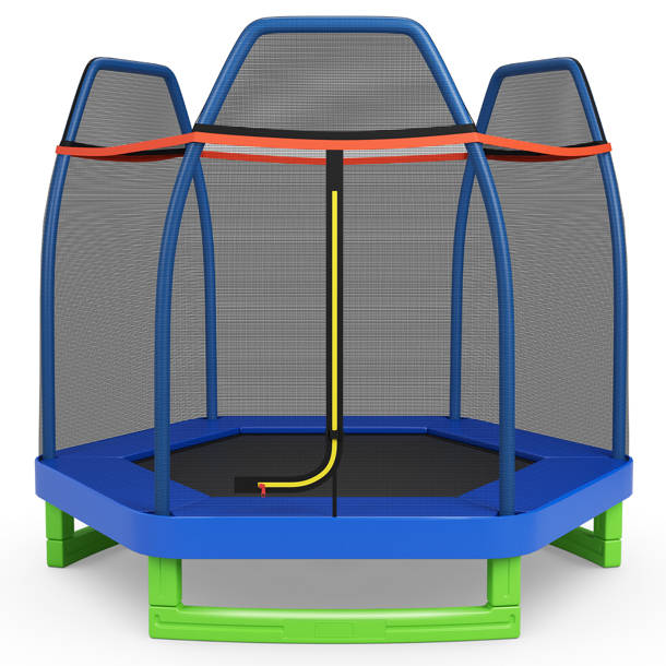 Costway 65" Trampoline with Safety Enclosure & Reviews Wayfair